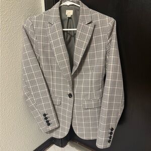 a new day Gray & Pink Plaid Blazer
